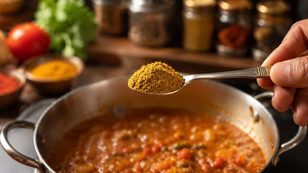 how much coriander powder to use in cooking.